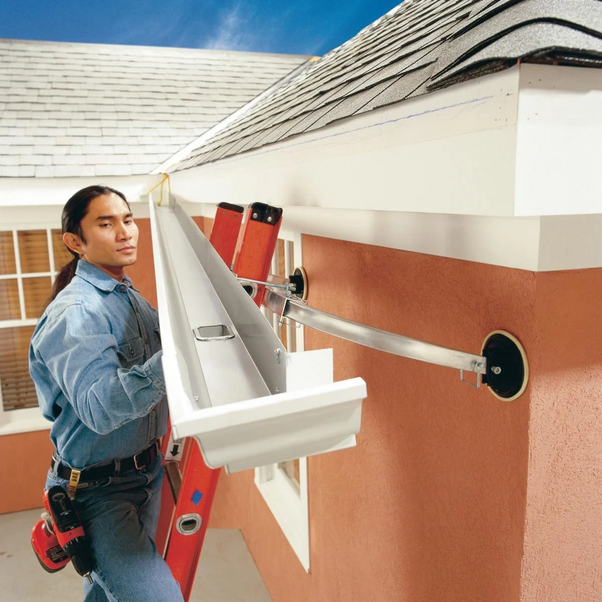 Aluminum gutters in London